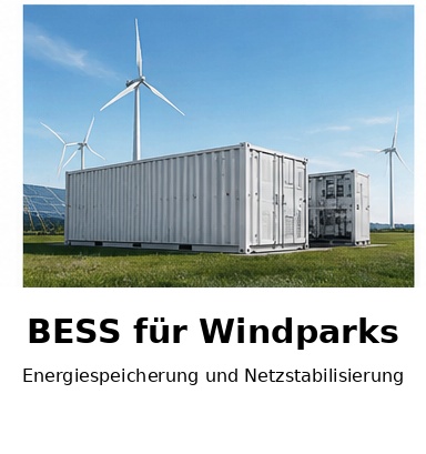 Batteriespeicher für Windparks